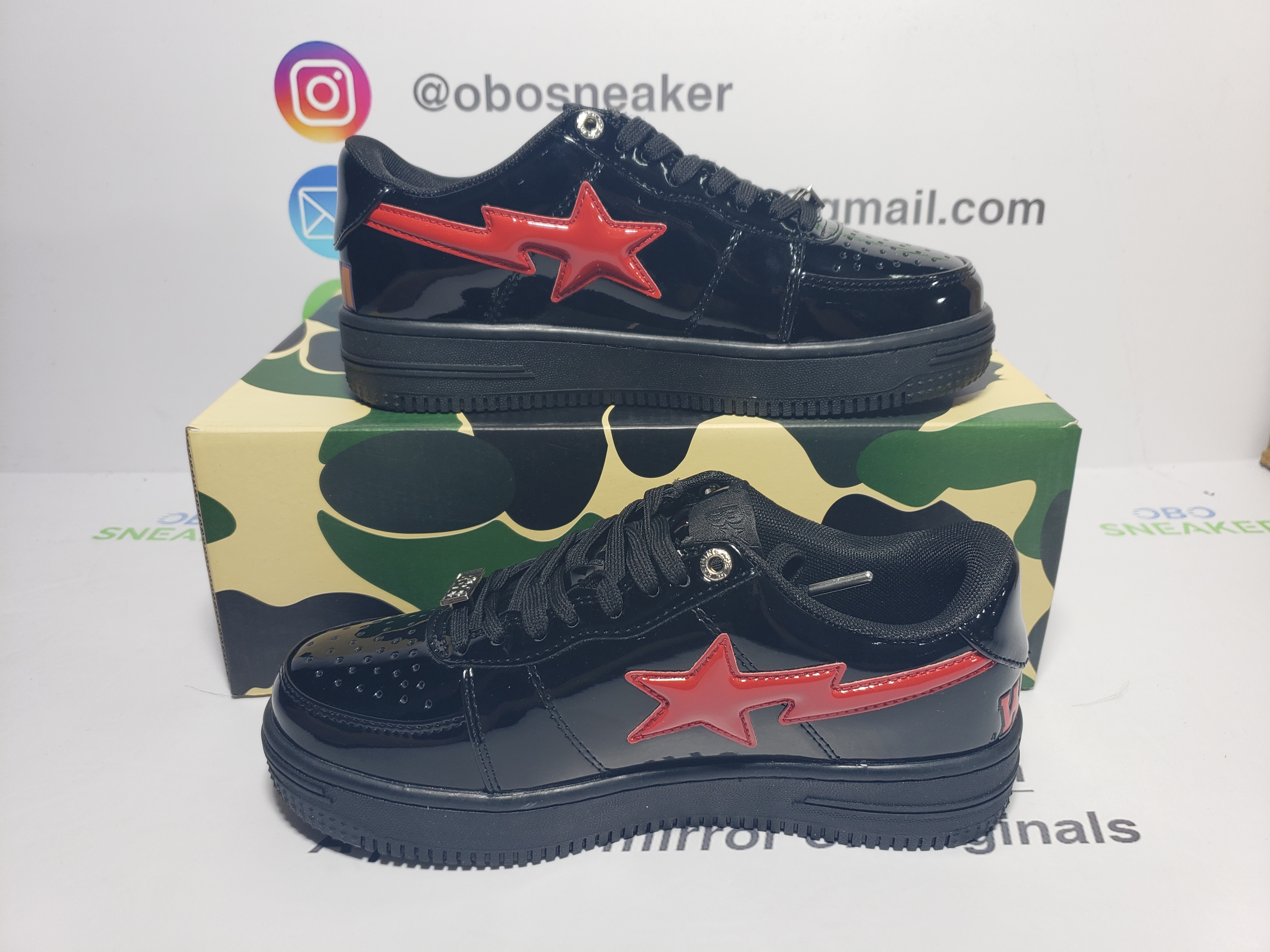  A Bathing Ape Bape Sta Low Black Black Snake Skin  1180 191 009 review obosneaker 05