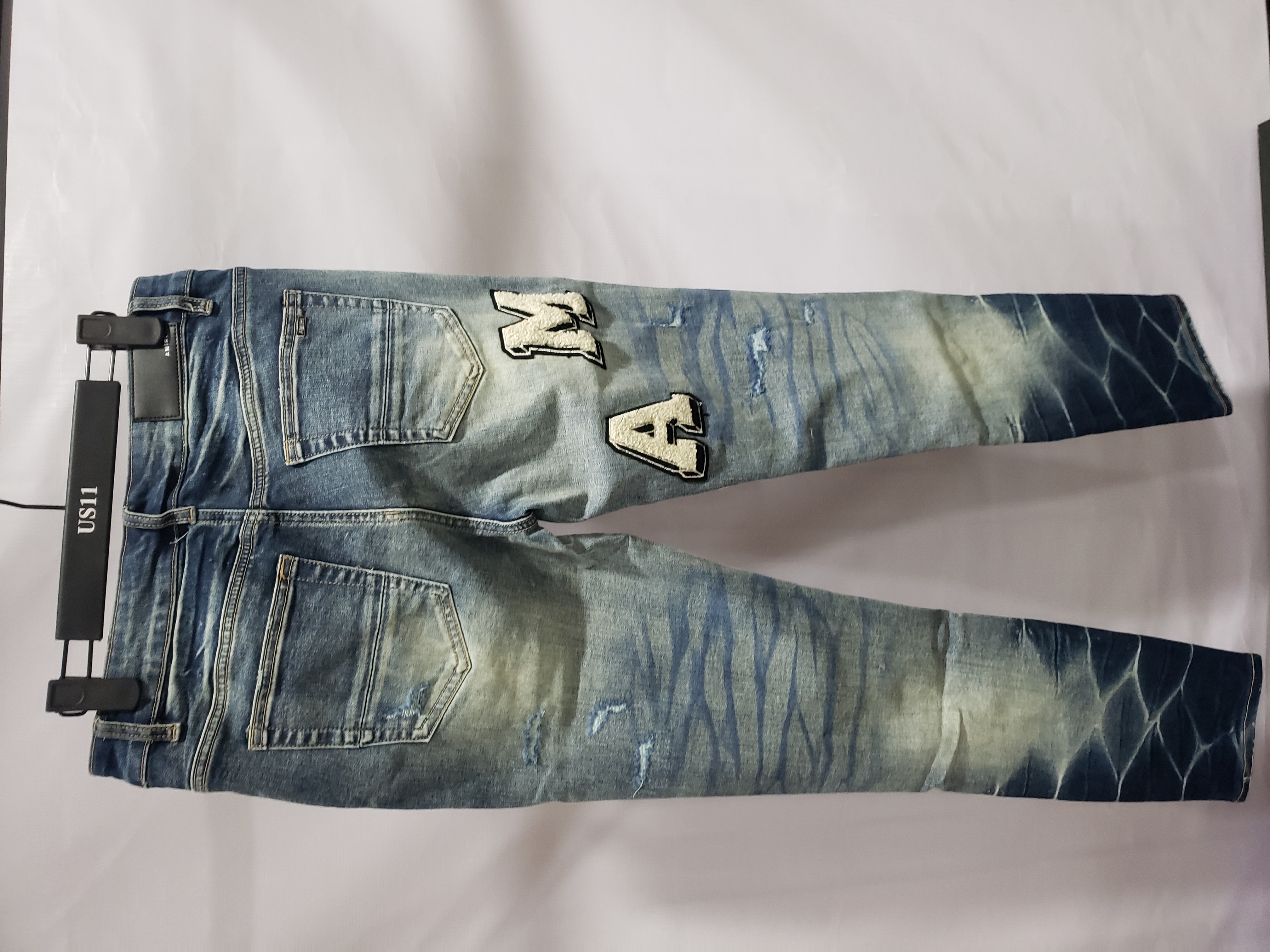OBO AMIRI Blue Varsity Jeans review obosneaker 04