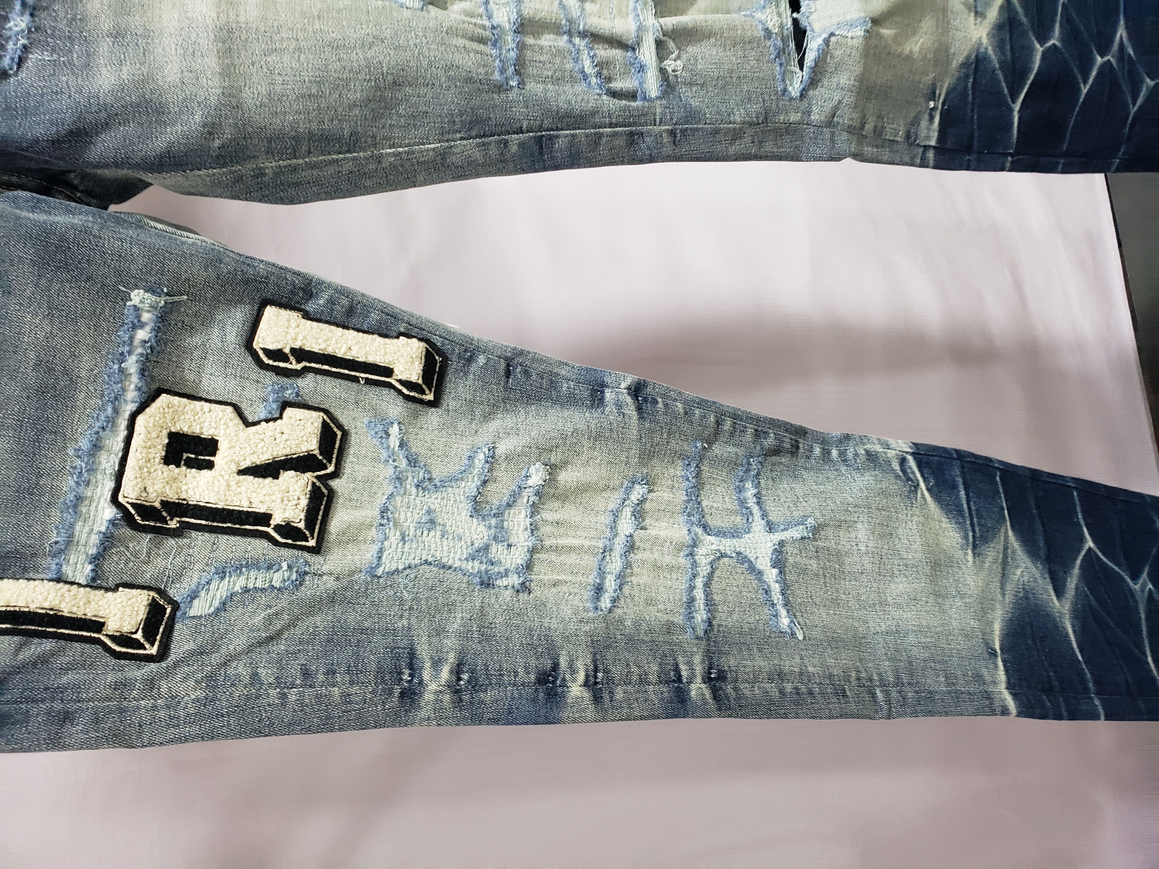 OBO AMIRI Blue Varsity Jeans review obosneaker 02