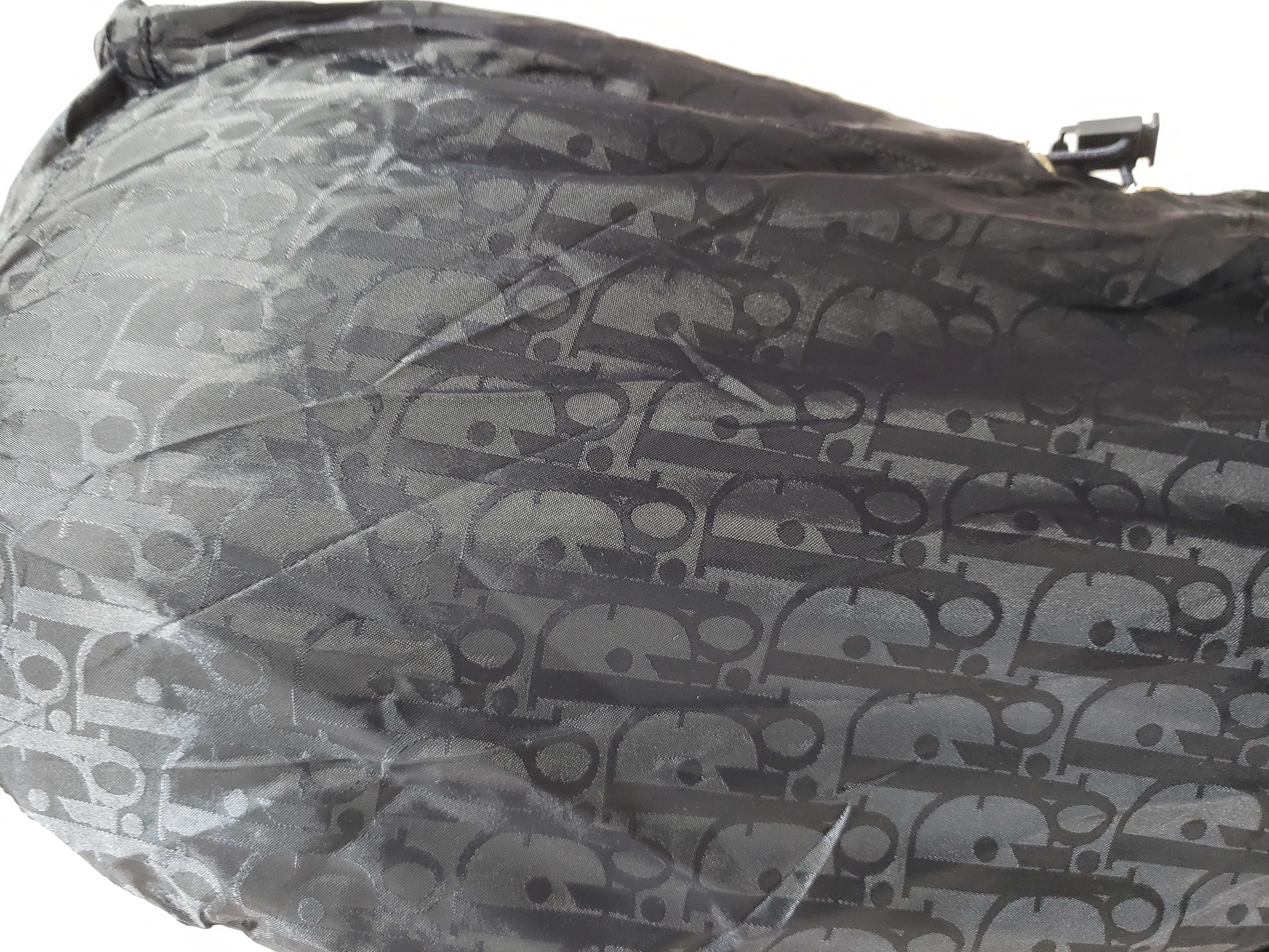 Dior 23 New Silk Full Print Dark Pattern Jacquard Zipper Hooded Jacket Dark Blue review obosneaker 03