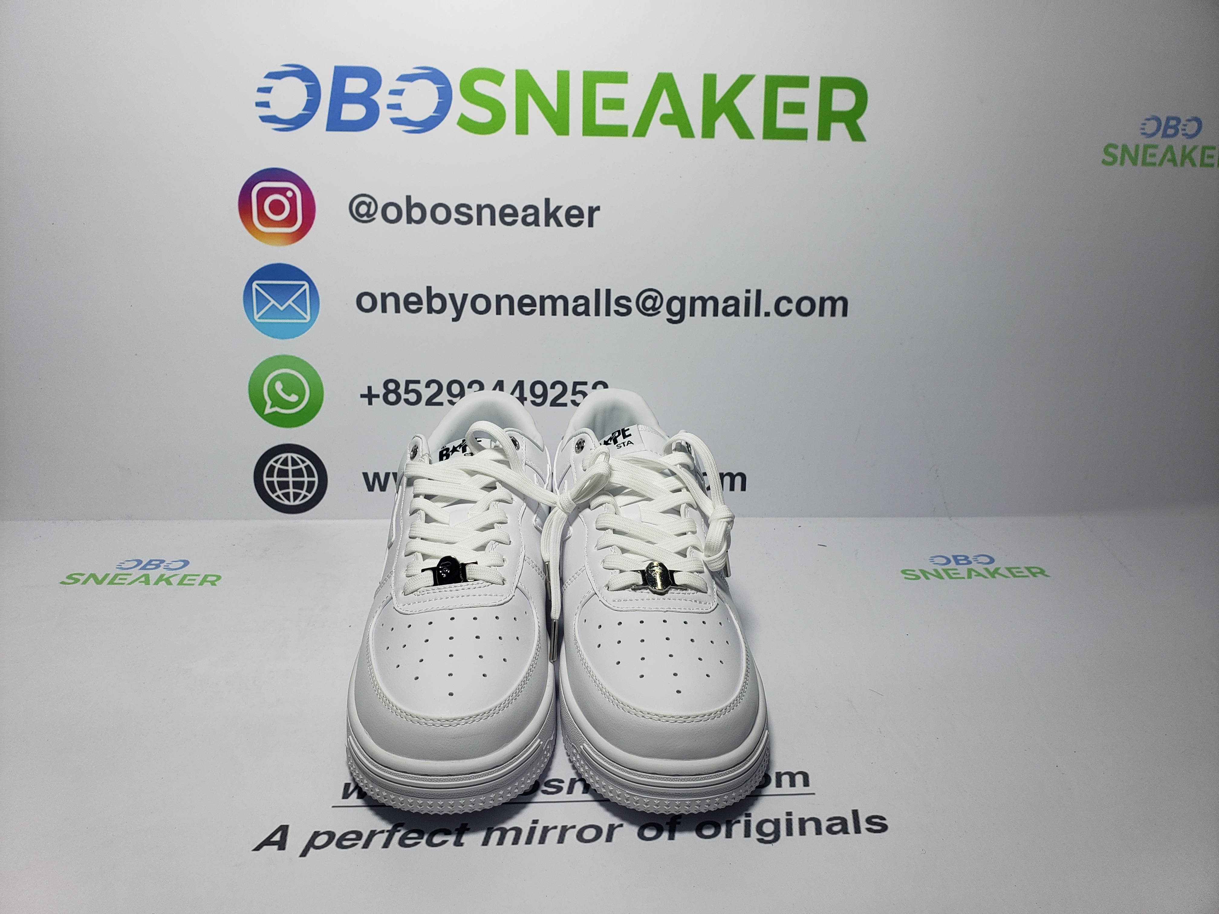 A Bathing Ape Bape Sta Low Triple White 1H70-191-006 review obosneaker 03
