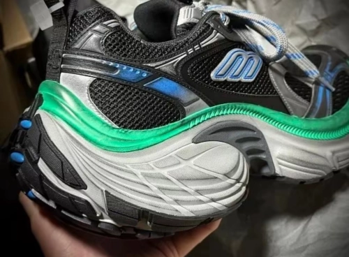 Balenciaga Black Blue Green 784342 W2MV2 1143 review 