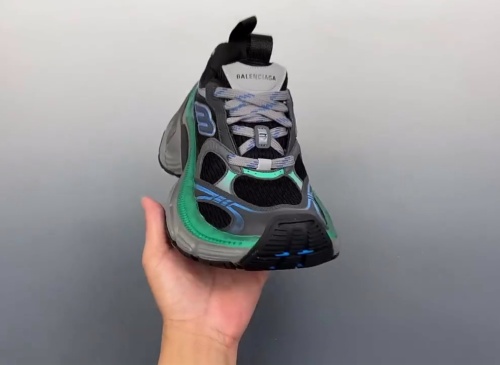 Balenciaga Black Blue Green 784342 W2MV2 1143 review 