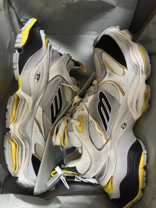 Balenciaga CARGO White yellow silver 784339-W2MV1-1170 review Ace