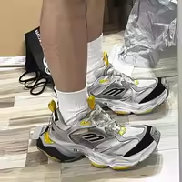 Balenciaga CARGO White yellow silver 784339-W2MV1-1170 review Ada