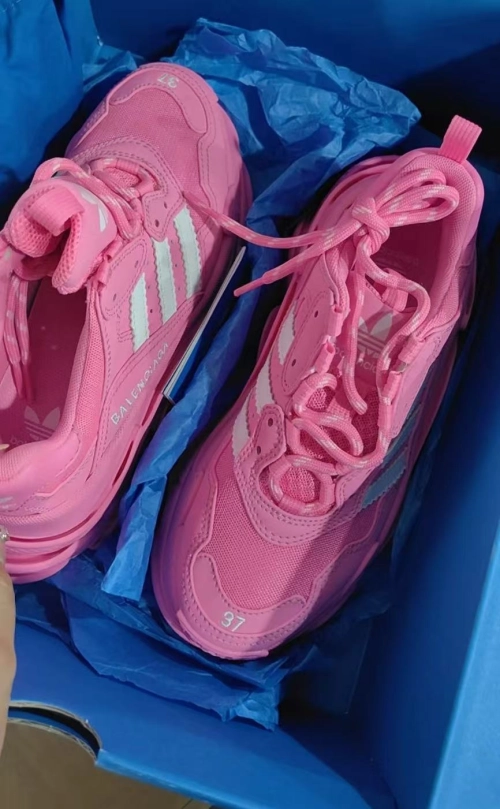 Balenciaga x adidas Triple S Neon Pink (Women's) review 