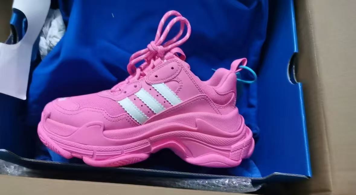 Balenciaga x adidas Triple S Neon Pink (Women's) review Agnes