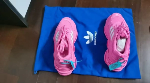 Balenciaga x adidas Triple S Neon Pink (Women's) review 