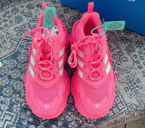 Balenciaga x adidas Triple S Neon Pink (Women's) review 