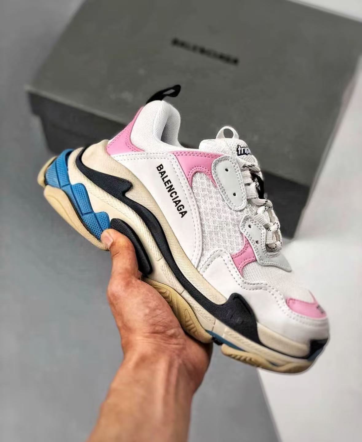Balenciaga Triple S Pastels (Women's) 524039 W09ON 8866 review Alger 00
