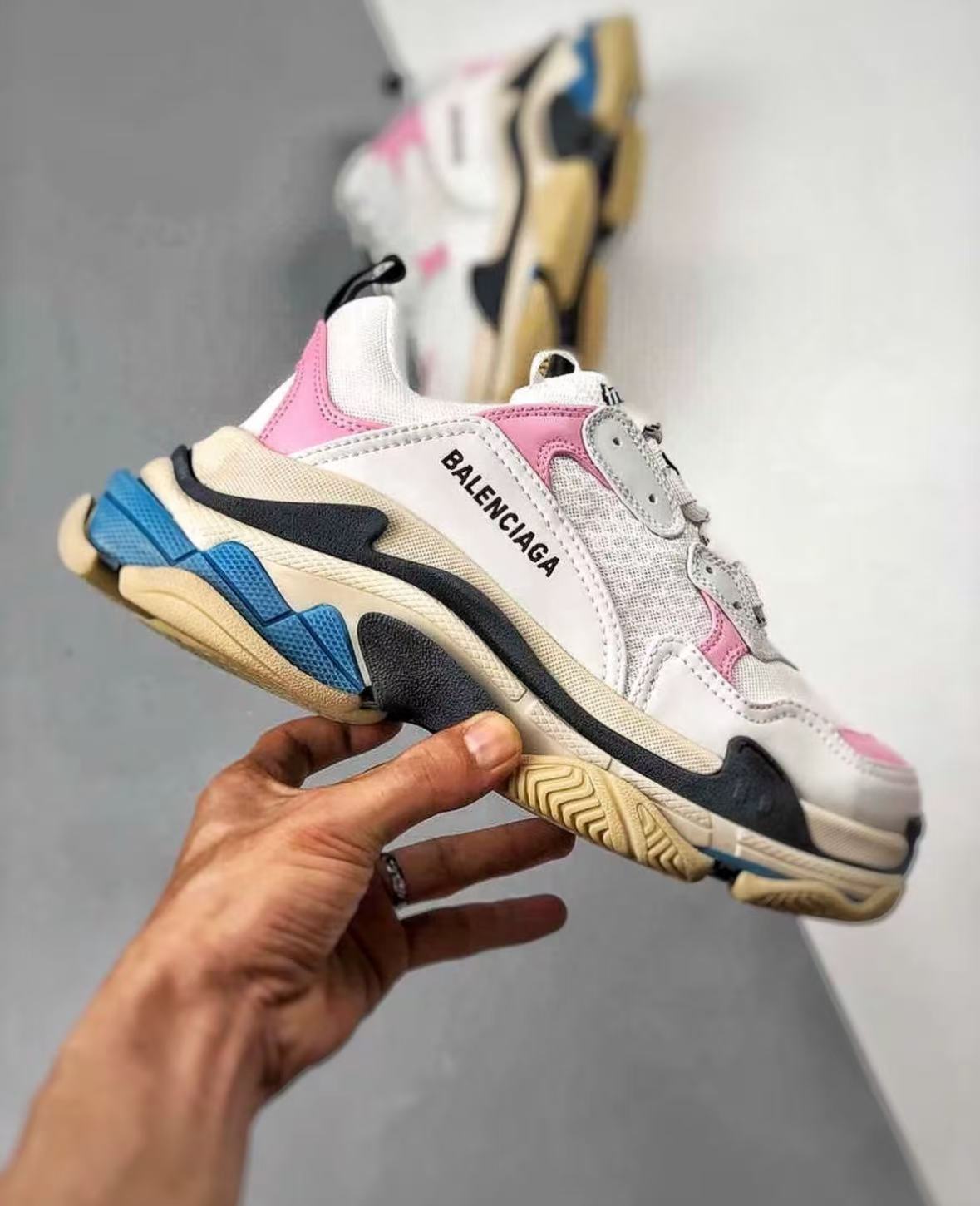 Balenciaga Triple S Pastels (Women's) 524039 W09ON 8866 review Alger 01