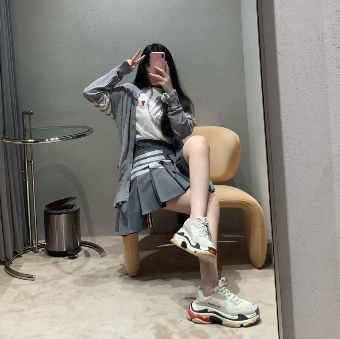 Balenciaga Triple S White Red (Women's) 524037 W09E1 9000 review Anastasia