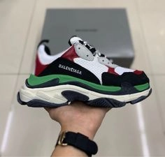 Balenciaga Triple White, red, and Green 524039 W090H 7078 review 
