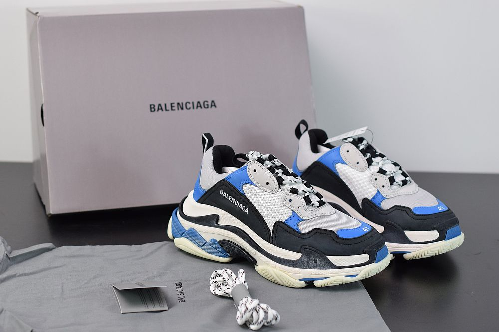 Balenciaga White Blue Net 524039 W09O5 9039 review Beau