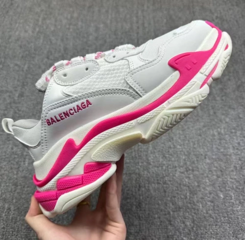 Balenciaga Triple S White Peach Red 536737 W2CA3 3890 review 