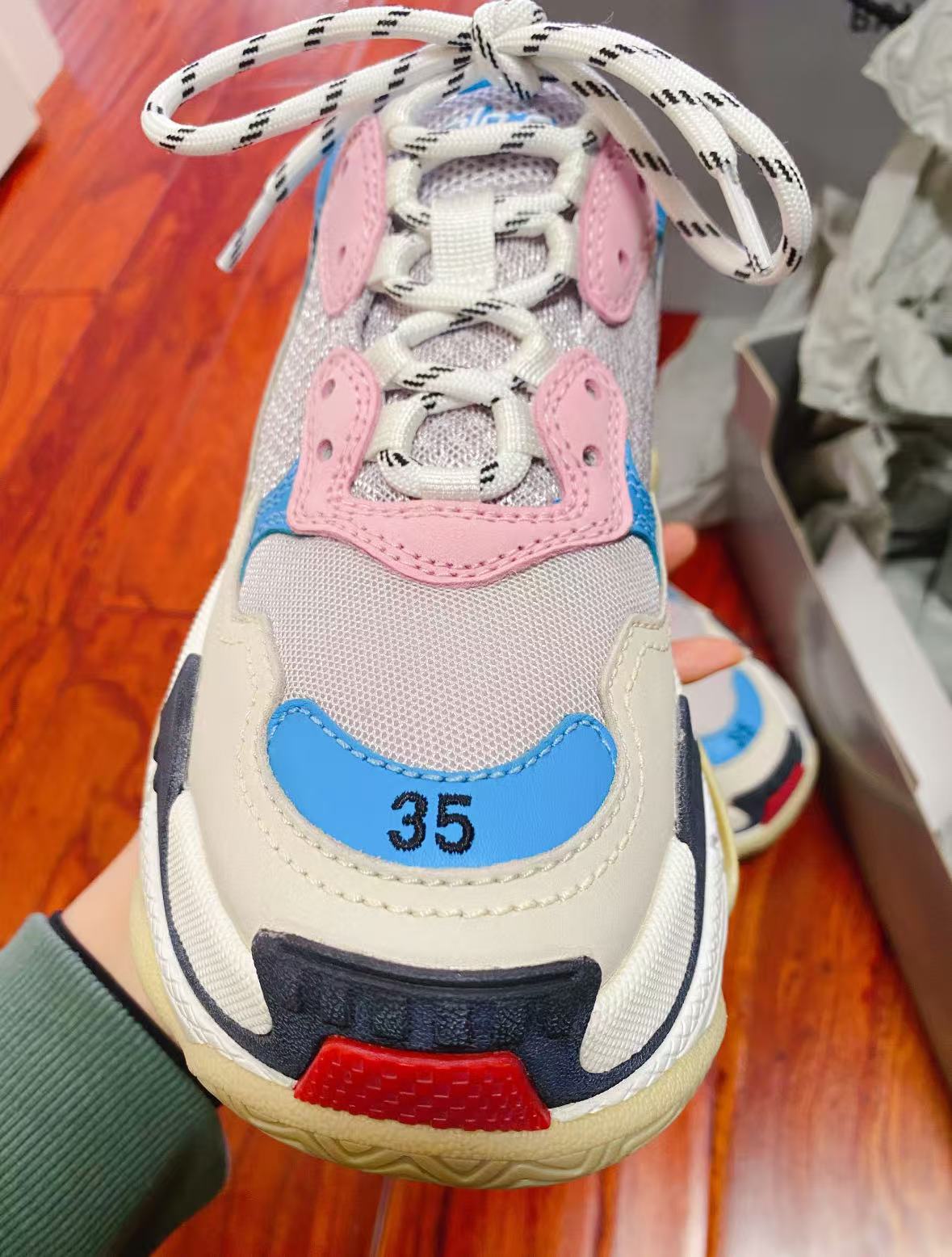 Balenciaga Triple S Tide Pink 524039 W09OH 4196 review Dennis