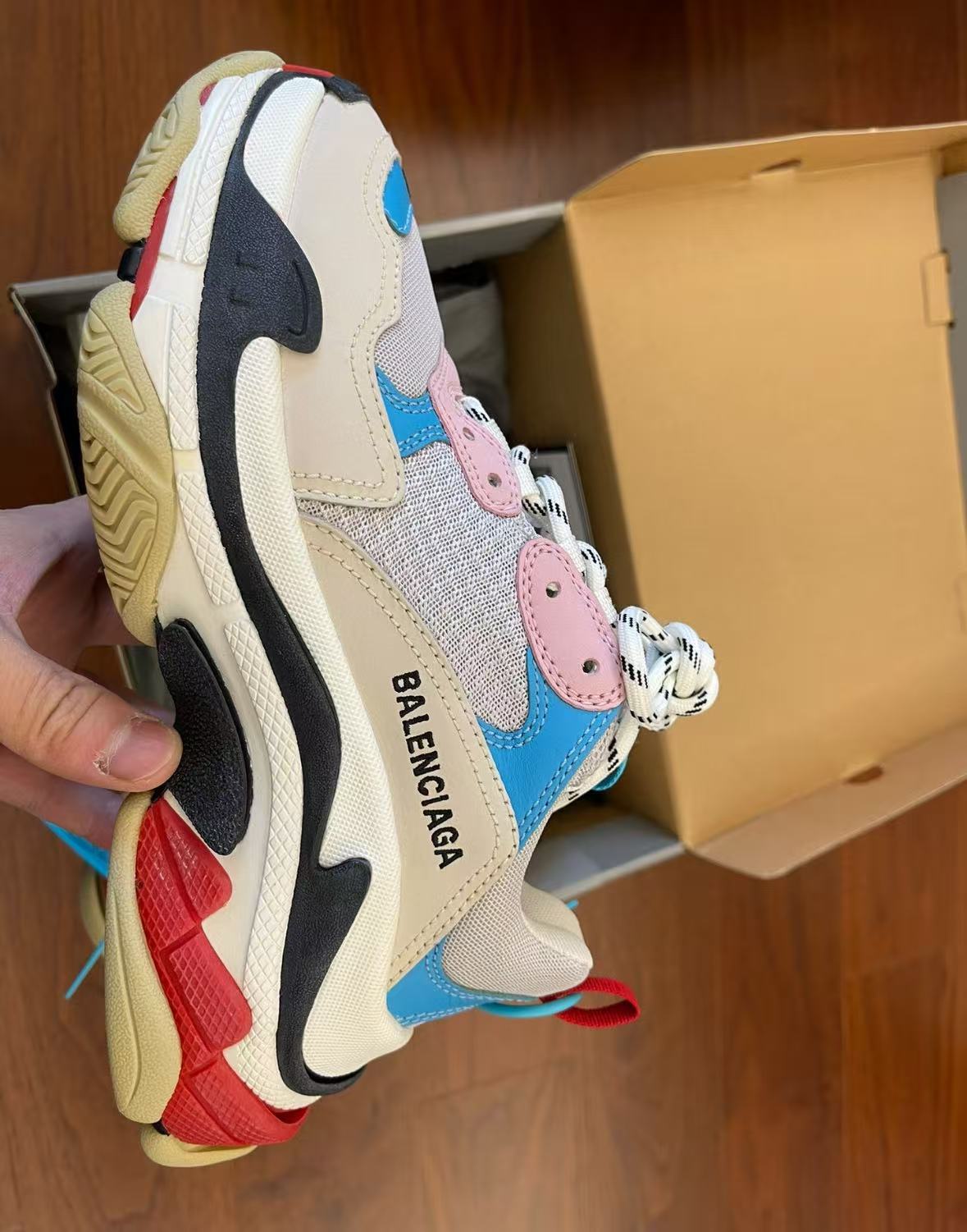 Balenciaga Triple S Tide Pink 524039 W09OH 4196 review Donahue