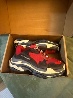 Balenciaga Triple S Black Red Grey 483513 W06E1 1006  review 