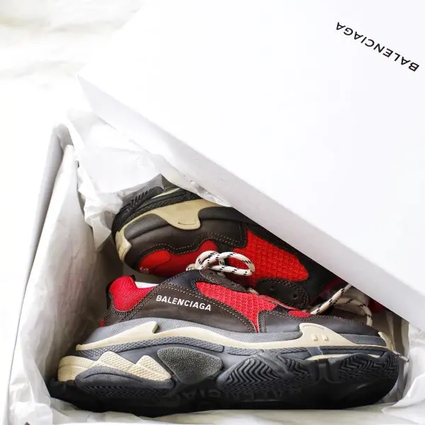 Balenciaga Triple S Black Red Grey 483513 W06E1 1006  review JACK