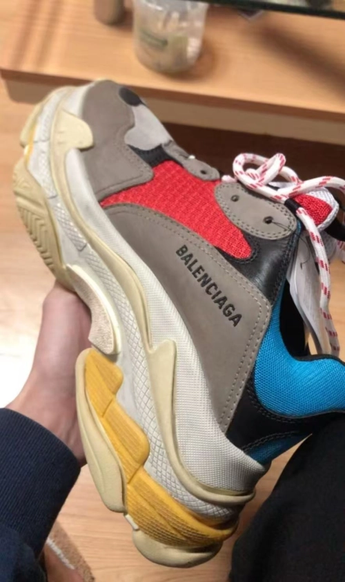 Balenciaga Triple S Blue Red 533883 W09O2 4365  review 