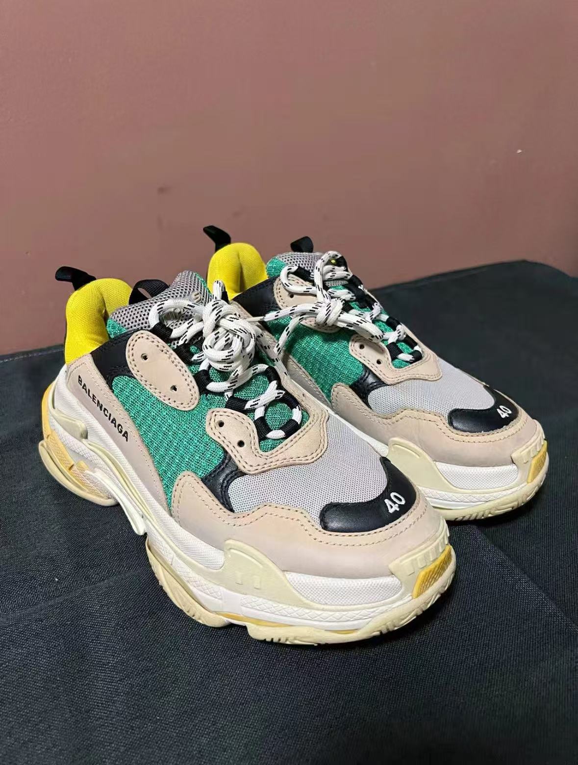 Balenciaga Triple S Green Yellow 483513 W06E3 7070 review Malcolm 00