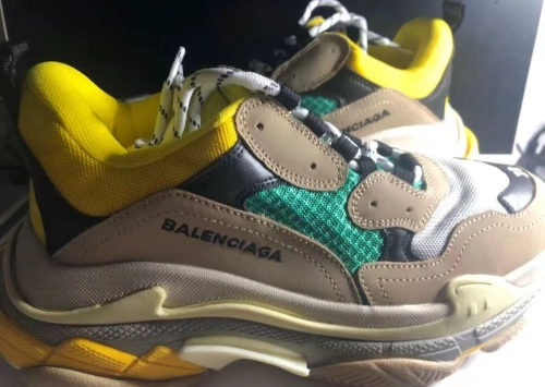 Balenciaga Triple S Green Yellow 483513 W06E3 7070 review 