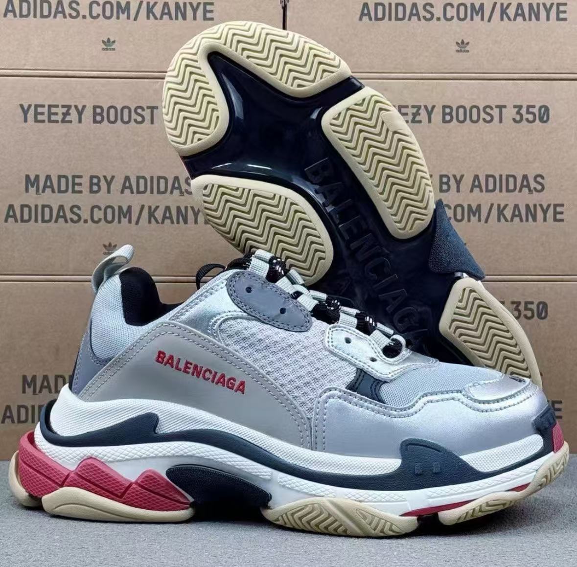 Balenciaga Triple S Grey Silver Black 512175 W0903 1081 review Marshall 01