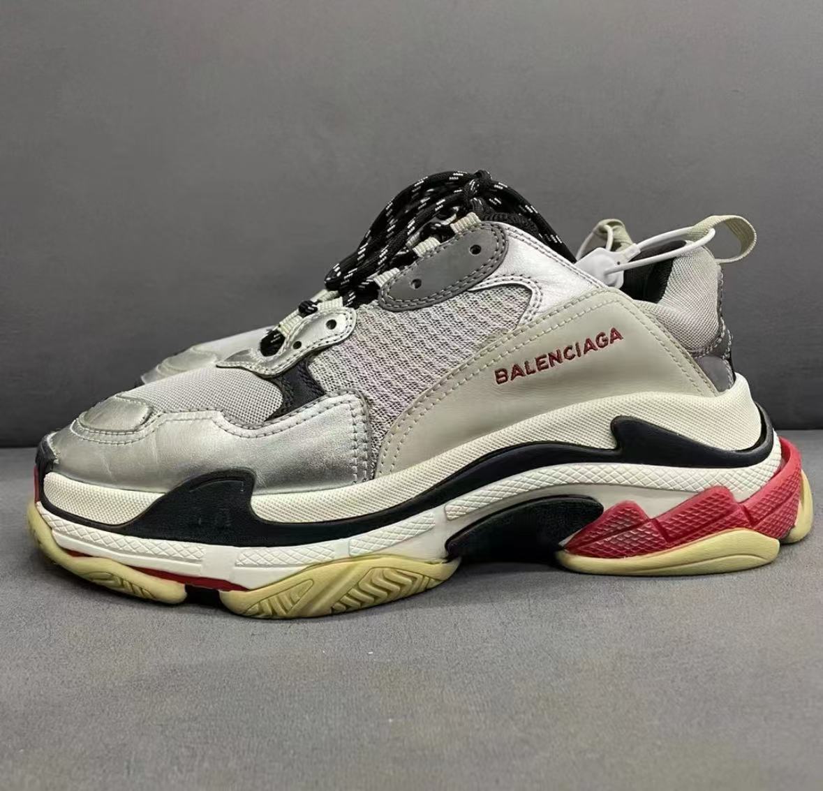Balenciaga Triple S Grey Silver Black 512175 W0903 1081 review Marvin 00