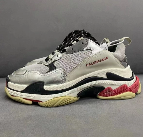 Balenciaga Triple S Grey Silver Black 512175 W0903 1081 review 