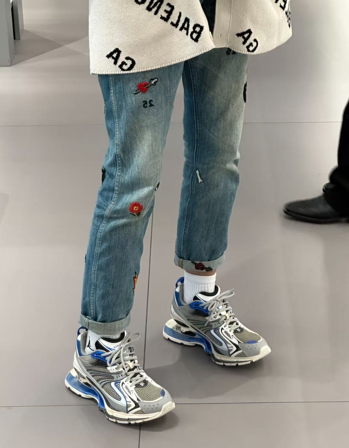 Balenciaga X-Pander Blue Grey  653871W2RA44012 review Cara