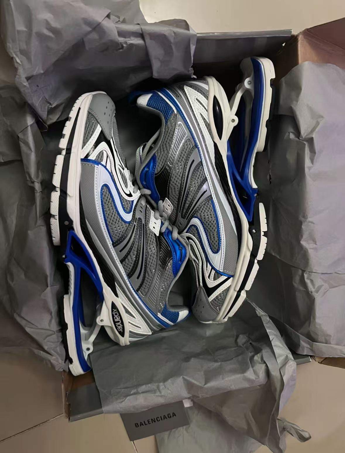 Balenciaga X-Pander Blue Grey  653871W2RA44012 review Mortimer