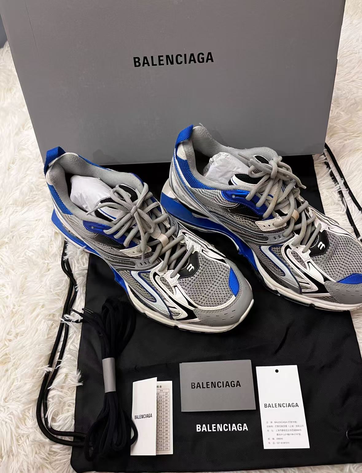 Balenciaga X-Pander Blue Grey  653871W2RA44012 review Michael