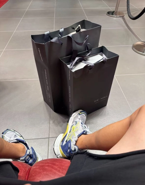 Balenciaga Runner Bai Huang Lan 677402 W3RB5 9174 review 