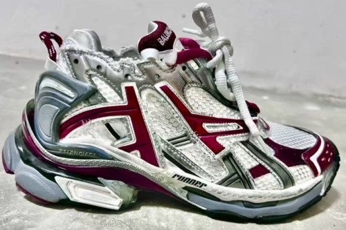 Balenciaga Runner White Wine Red review 