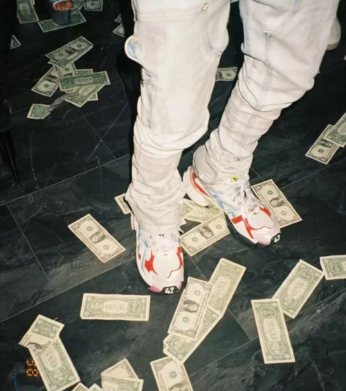 Top Version Balenciaga Runner White Blue Red 677402 W3RB6 9645 review 