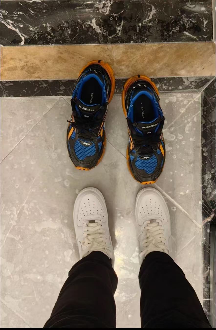 Balenciaga Runner Blue Yellow Black 677402 W3RB2 1120 review Bruce