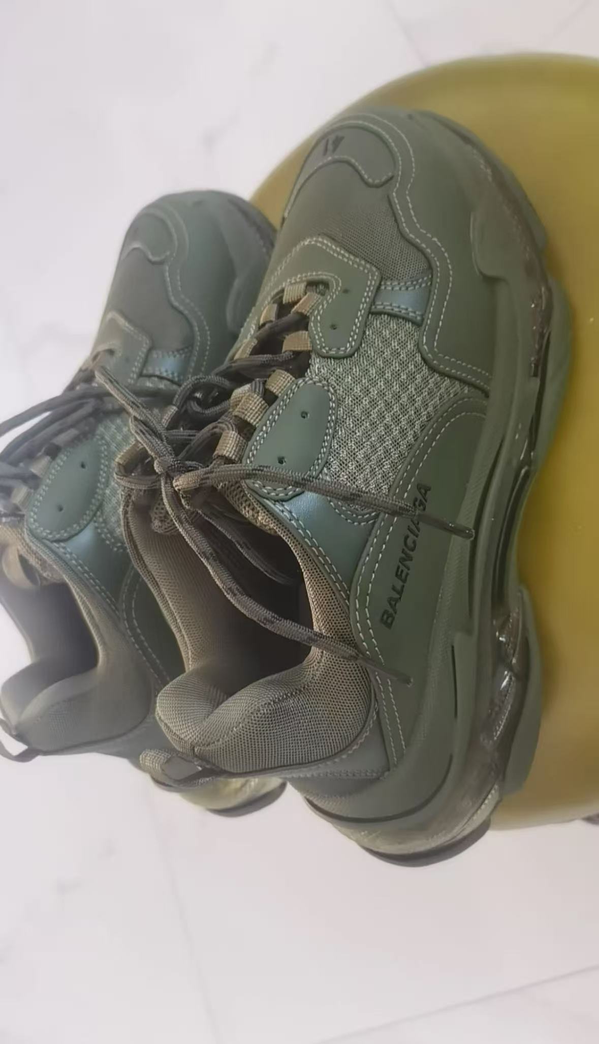 Balenciaga Triple S Pitch Green  541624 W2GA1 2325  review Andre