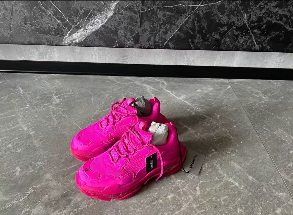  Balenciaga Triple S Plum Red 541624 W2FG1 5059 review Aron