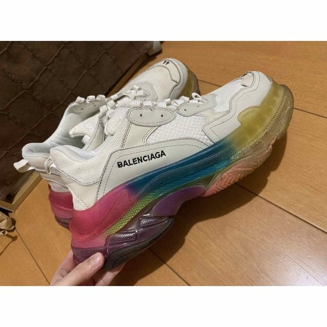 Balenciaga Triple S Rainbow 544351 W09E1 1895  review Barret