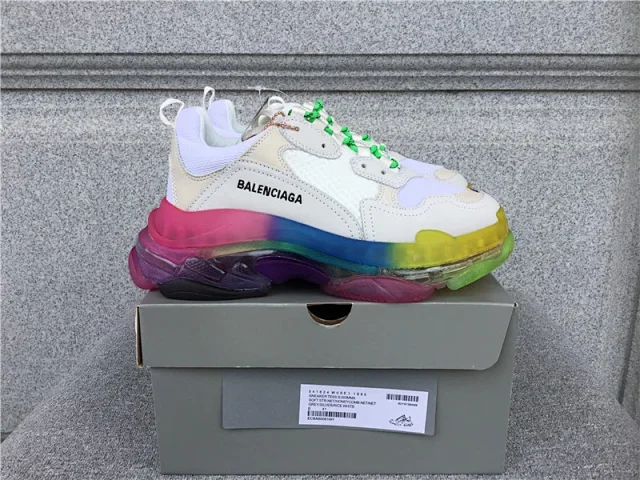 Balenciaga Triple S Rainbow 544351 W09E1 1895  review Blair