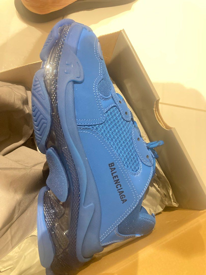  Balenciaga Triple S Cyanine  544351 W09O1 9008 review Burt