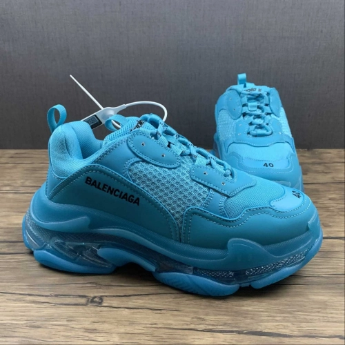  Balenciaga Triple S Cyanine  544351 W09O1 9008 review 