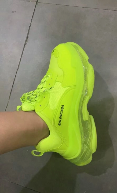 Balenciaga Triple S Fluorescein  544351 WZFF1 7320 review 