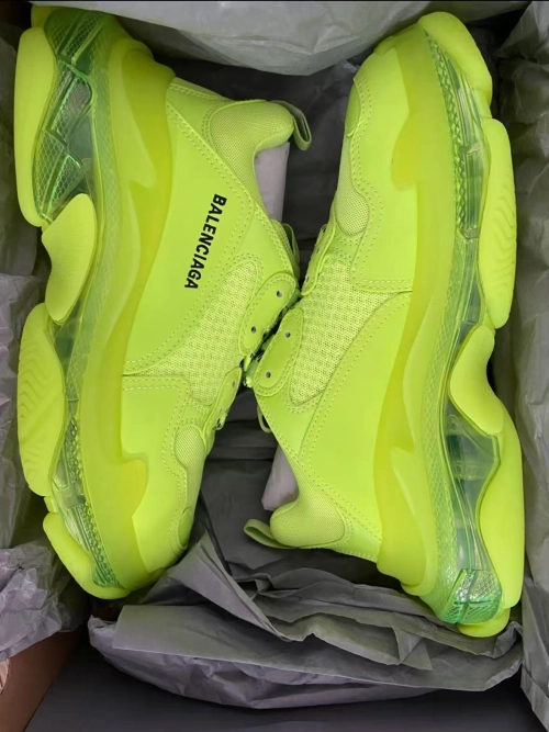 Balenciaga Triple S Fluorescein  544351 WZFF1 7320 review 