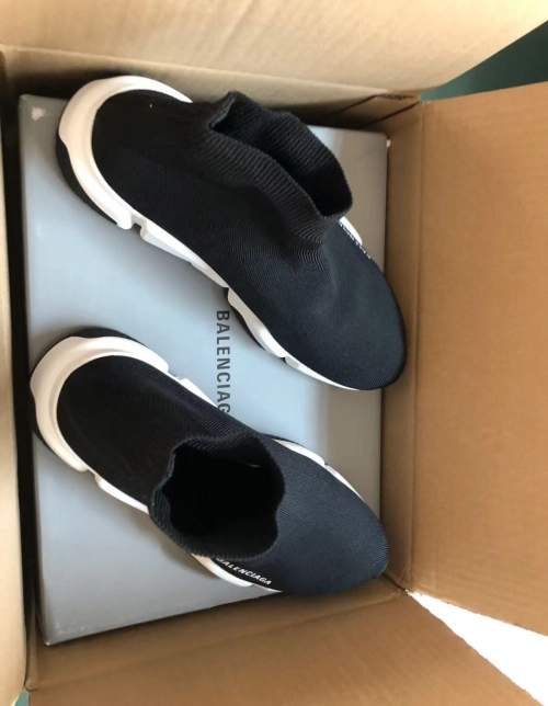 Balenciaga Speed Trainer White Black 2019 (Women's) 525712 W05G9 1000 review 