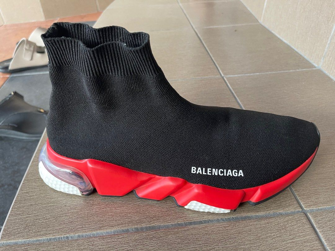 Balenciaga Speed Trainer Black Red 530351 W05G0 1000 review Giles