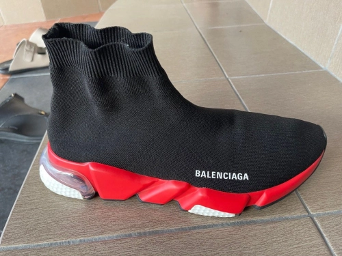 Balenciaga Speed Trainer Black Red 530351 W05G0 1000 review 
