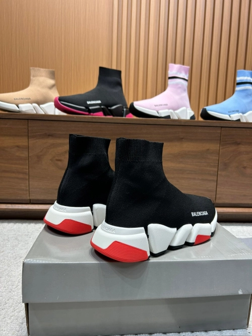 Balenciaga Speed Trainer Black Red 530351 W05G0 1000 review 