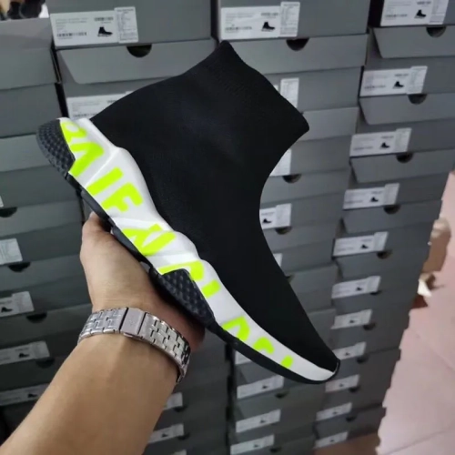 Balenciaga Graffiti Speed Black Fluo Green (Women's) 605942W05GY1935 review 