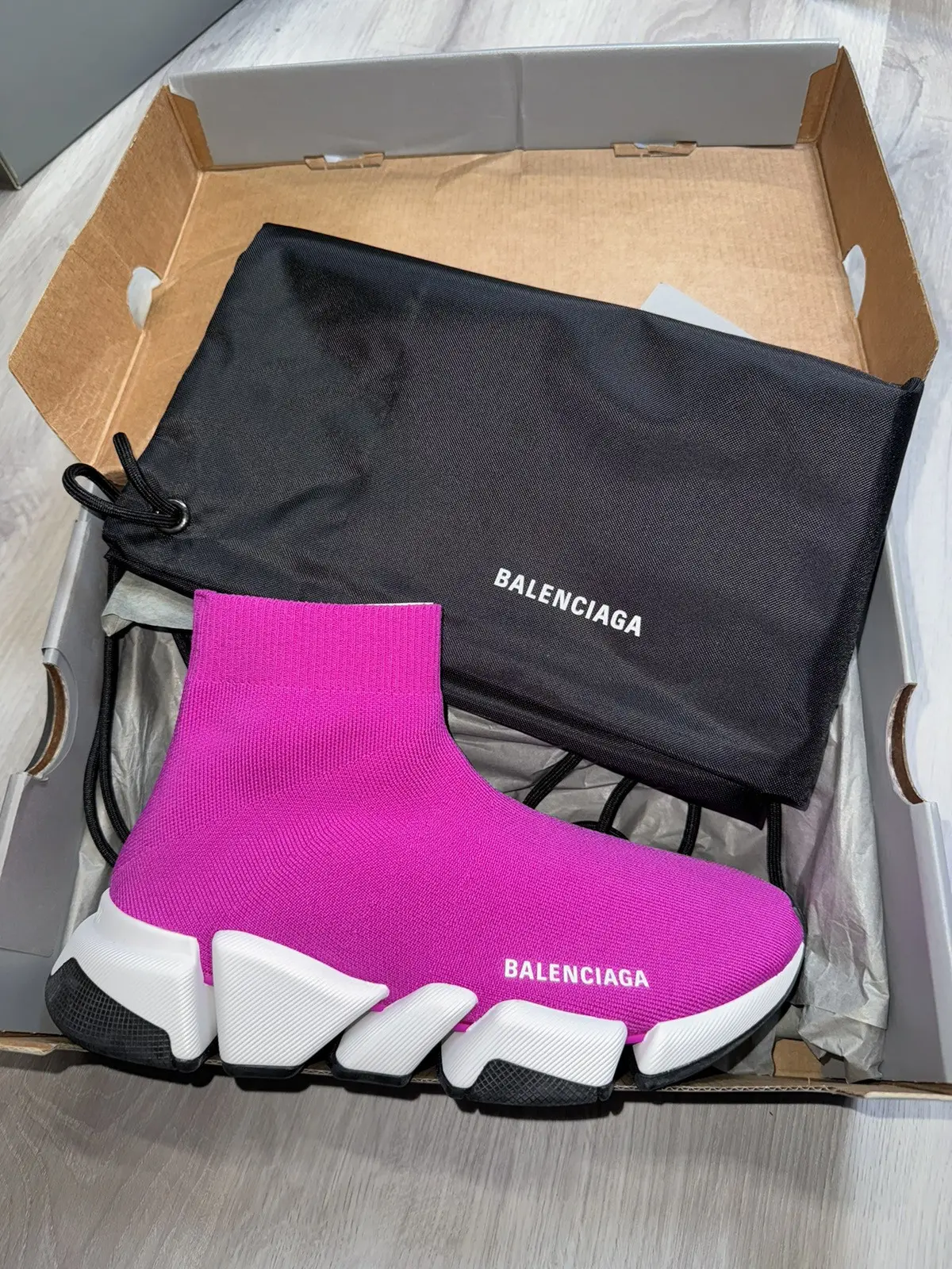 Balenciaga Speed Trainer Rose Hortensia (Women's) 525712W05G05620 review IAN